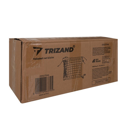 Tragbares Volleyballnetz mit Tasche, 8,5x1m, Schwarz