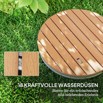 Tragbares Außenduschset, 18 einstellbare Düsen, Aluminiumbasis