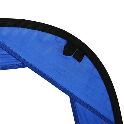 Buts de football escamotables, lot de 2 mini-buts, pliables avec sac de transport, bleu, 123 x 80 x 80 cm