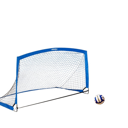 Portable soccer goal with bag