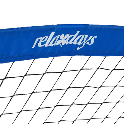 Portable soccer goal with bag