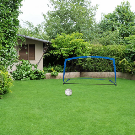 Portable soccer goal with bag