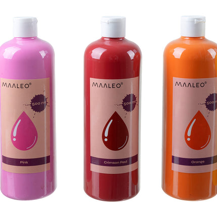 Deckfarben-Set – 12 Farben, je 500 ml