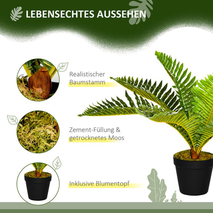 50 cm indoor pot plant - perfect for living room and bedroom