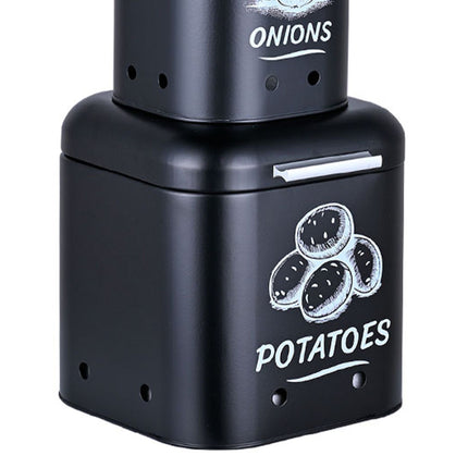 Potato, Onion, Garlic Storage Box Set – Ventilated