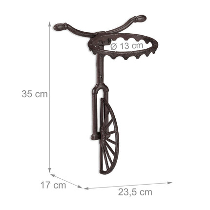 Topflappen Wand Einrad