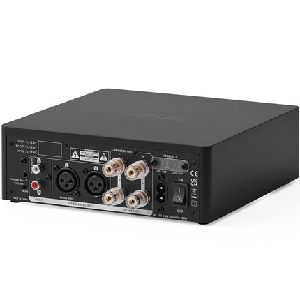 Power Amplifier, Black, Compact Design