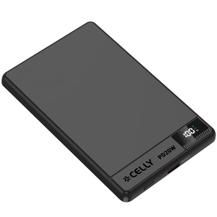 Powerbank 5000mAh, 15W, MagSafe-kompatibel, Schwarz