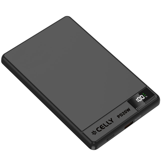 Powerbank 5000mAh, 15W, MagSafe-kompatibel, Schwarz