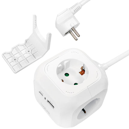 Power Cube Mehrfachsteckdose + USB-A/USB-C PD 20W