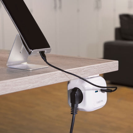 Power Cube Mehrfachsteckdose + USB-A/USB-C PD 20W