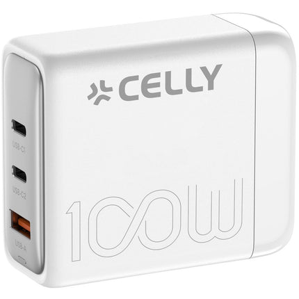Power Station 1 x USB-A + 2 x USB-C PD 100W GaN White