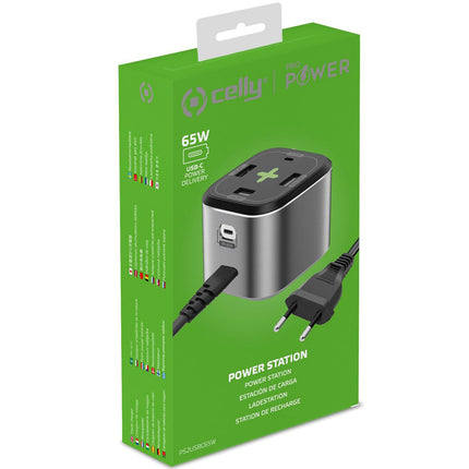Nabíjecí stanice 65W 3xUSB-A 2xUSB-C PD
