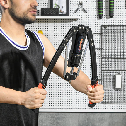 Nastavitelný hydraulický posilovač paží, odpor 22-440 lbs