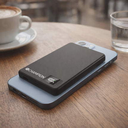 Powerbank 5000 mAh, MagSafe-kompatibel, 20 W PD, Schwarz