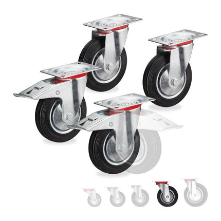 Powerful wheels, 4 pcs