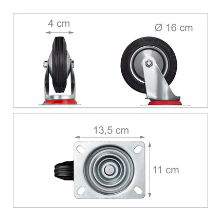 Powerful wheels, 4 pcs