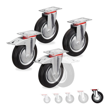 Powerful wheels, 4 pcs