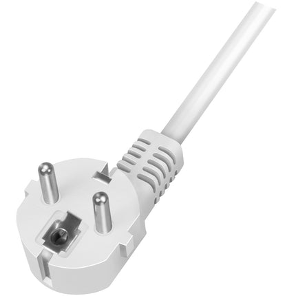 Prise de courant 5 voies avec télécommande 433 MHz Protection contre les surtensions 1,5 m Blanc