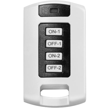 Prise de courant 5 voies avec télécommande 433 MHz Protection contre les surtensions 1,5 m Blanc