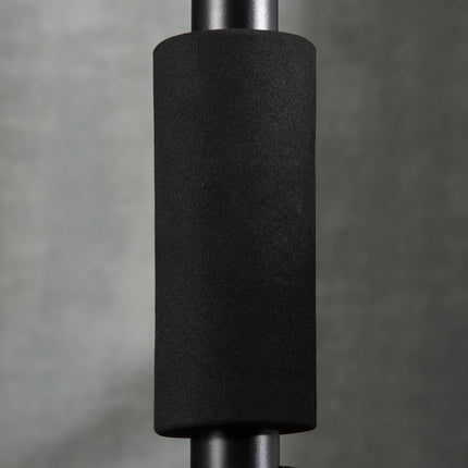 Station de musculation, station de fitness multifonctionnelle avec barre de traction et barre papillon, banc de musculation, presse pectorale, curleur, appareil de fitness avec blocs de poids de 45 kg pour la maison, noir