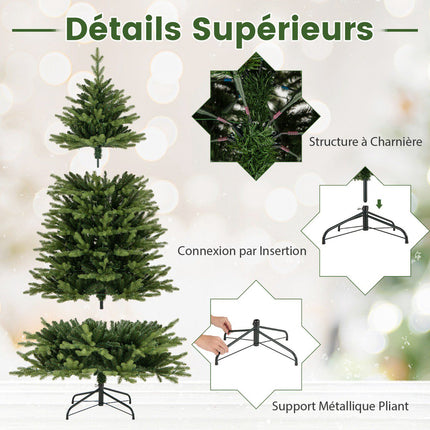 Vorbeleuchteter Künstlicher Weihnachtsbaum 180cm, 250 LED, 11 Modi