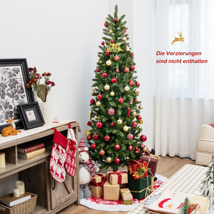Vorbeleuchteter Künstlicher Weihnachtsbaum 180cm, 270 LED, 648 Spitzen