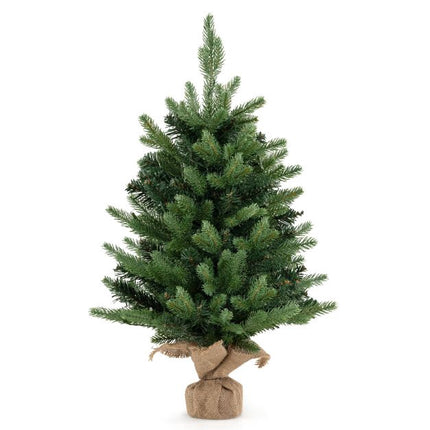 Vorbeleuchteter Mini-Weihnachtsbaum 60cm, 35 warmweiße LEDs