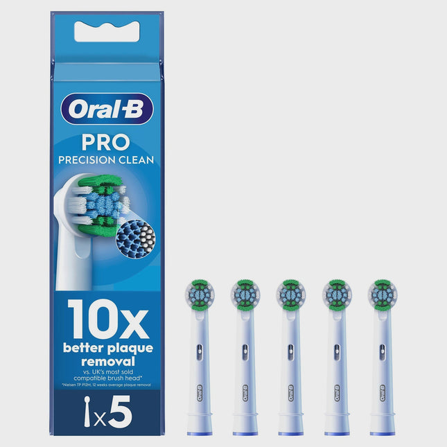 Precision Clean Toothbrush Heads, 5-Pack, Fits Oral-B