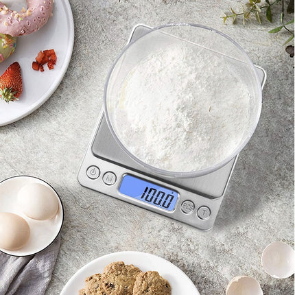 Präzisions-Küchenwaage 500g 0,01g LCD-Anzeige