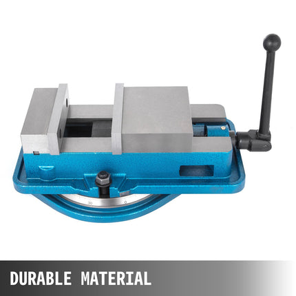 Precision Milling Machine Vise, 5-Inch 360-Degree Swivel Base