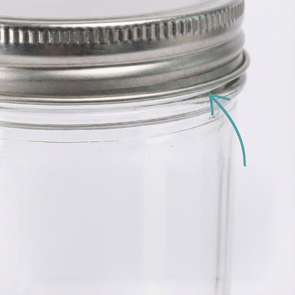 Preserving Jars with Lids, Airtight, Set of 8