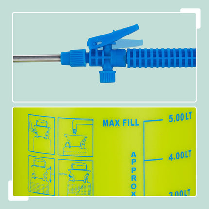Pressure Sprayer With Lance, Adjustable Nozzle