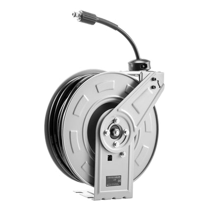 Pressure Washer Hose Reel, 65 ft 1/4 in, Auto Rewind