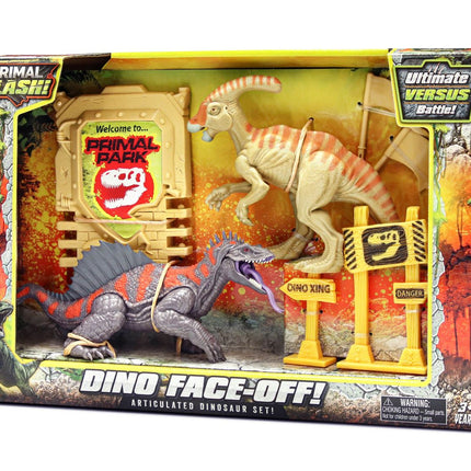 Primal Clash Toy Dino Face-Off