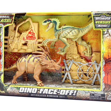 Primal Clash Toy Dino Face-Off