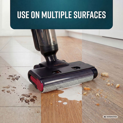 Princess AquaMotion Pro 4-in-1 Cordless Floor Cleaner 21.6V, HEPA Filtration
