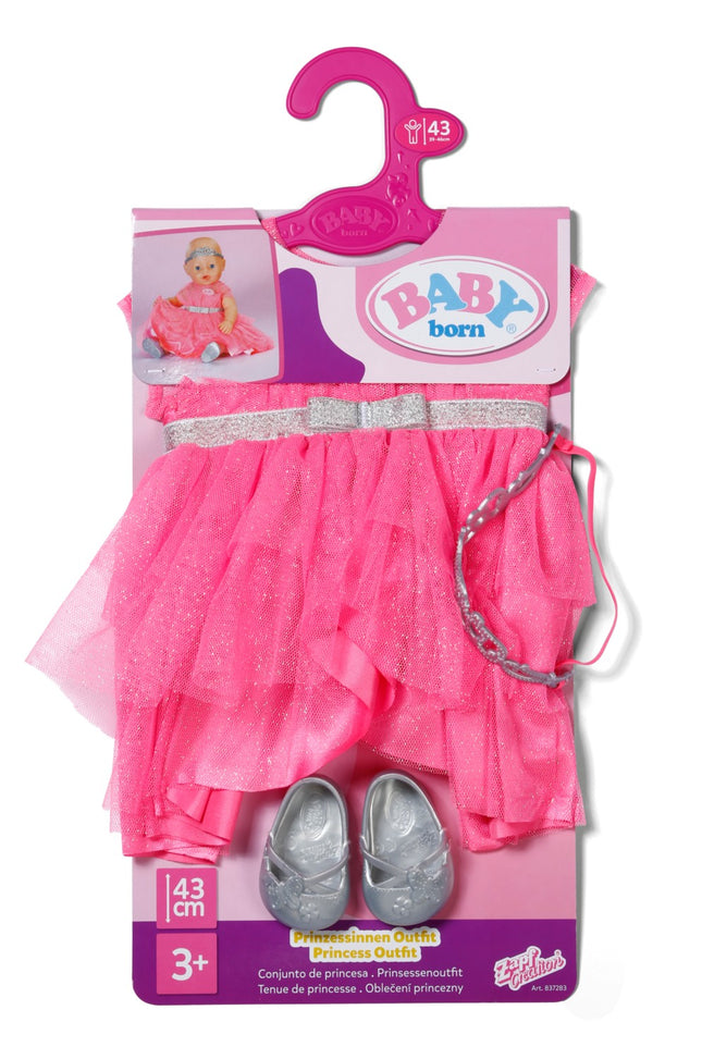Prinzessinnen-Outfit für 43 cm Baby Born Puppen