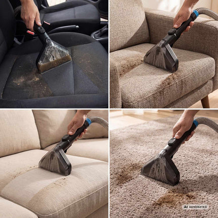Princess Spot Cleaner 600 W with Water Spray and Suction, 1.1 L Tank, IPX4
