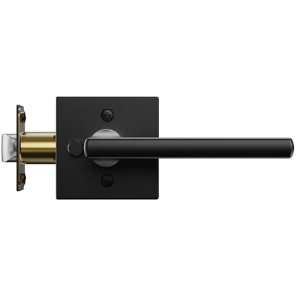 Privacy Door Handle, 10-Pack Matte Black, Reversible Lock