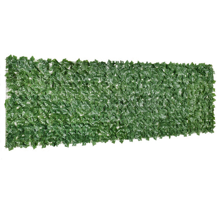 Künstliche Sichtschutzhecke - dunkelgrün, 300x100cm, Garten & Terrasse