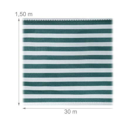 Privacy protection 1.5 m green-white
