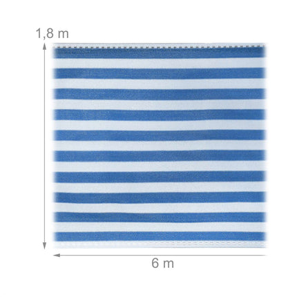 Privacy protection 1.8 m blue-white