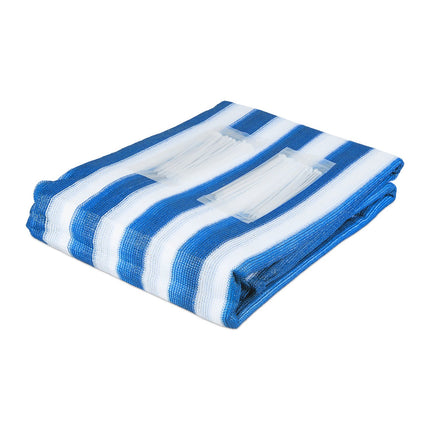 Protection de la vie privée 1 m bleu-blanc