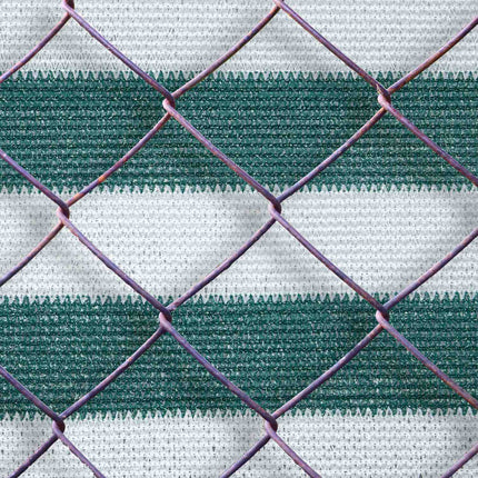 Privacy protection 1 m green-white
