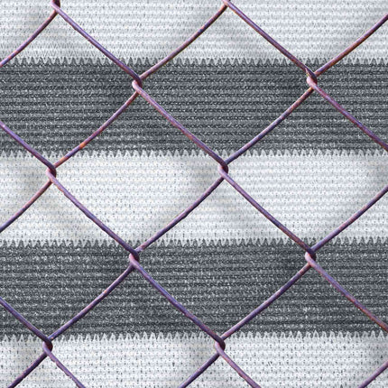 Protection de la vie privée 2 m gris-blanc