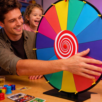 Prize Wheel with Stand, 60 cm – Multicoloured