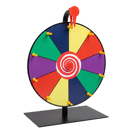 Prize Wheel with Stand, Multicoloured, 30 cm Diameter