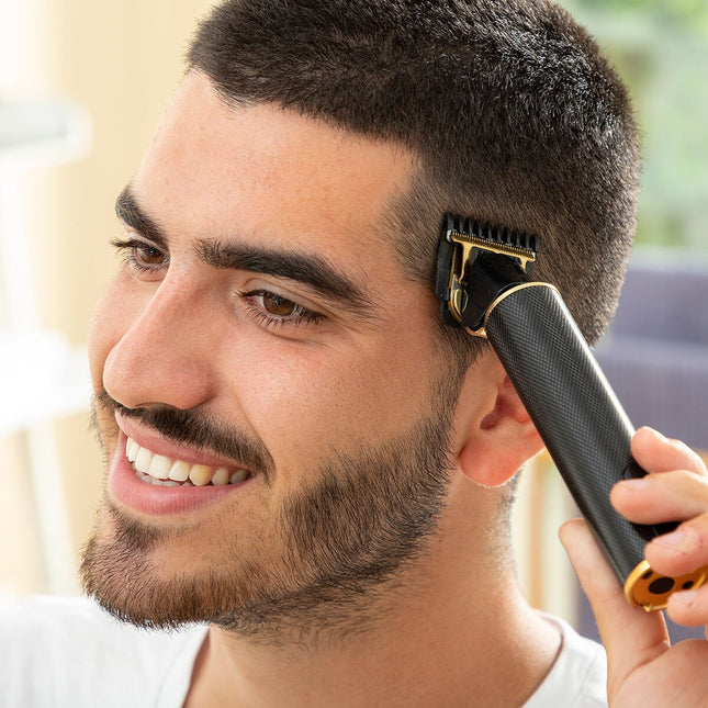 Professioneller wiederaufladbarer Haarschneider mit Zubehör Triher InnovaGoods
