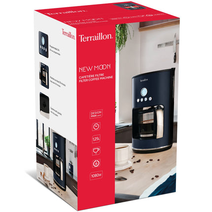 Programmierbare Kaffeemaschine – 1,25 l, 1080 W, Tropfschutz